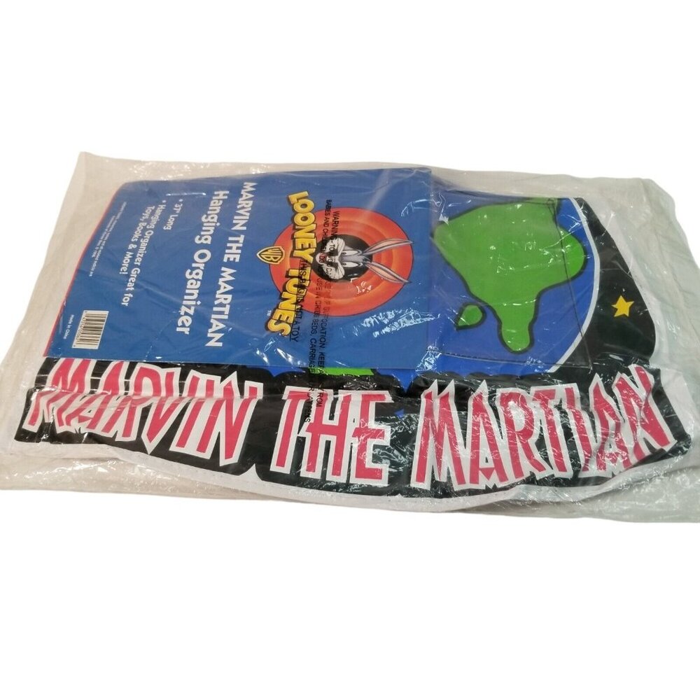 Vintage Looney Tunes Marvin the Martian Hanging Organizer 1998 Warner Bros